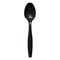 Smarty Had A Party Black Plastic Disposable Spoons (1000 Spoons), 1000PK 420S-BK-CASE - alternate 1